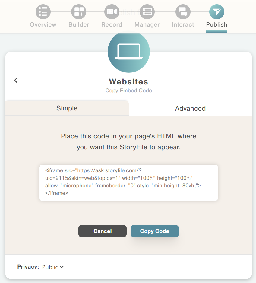 Sample iFrames